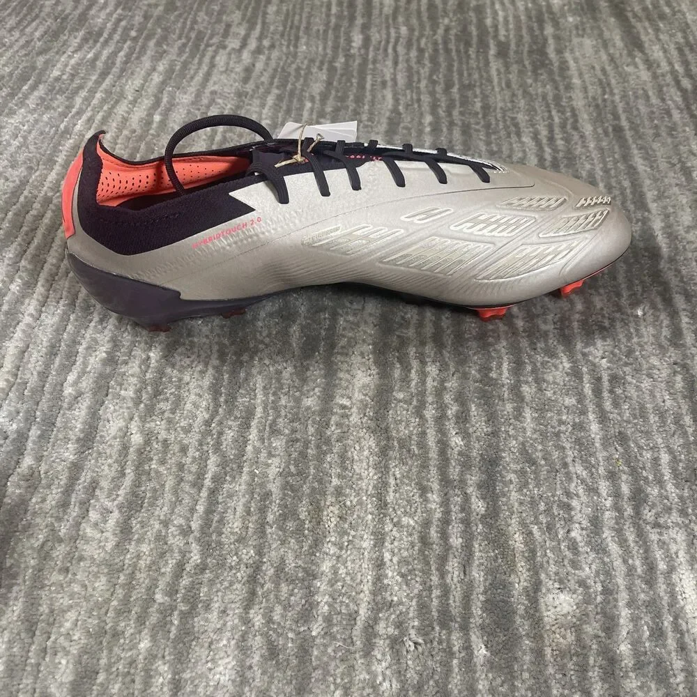 Adidas Predator Elite FG Soccer Shoes Mens 11 HybridTouch 2.0 Cleats Carbon